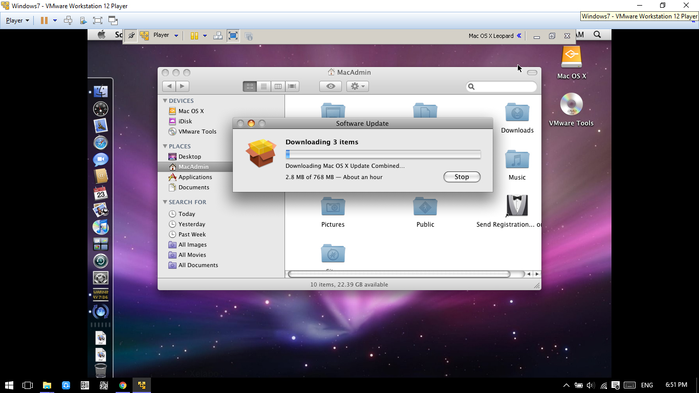 vmware player on mac